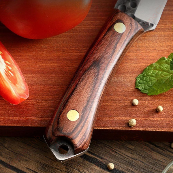 Малък готварски нож CUTLER KITCHEN FULTANG, ковано острие, стомана 5Cr15MOV